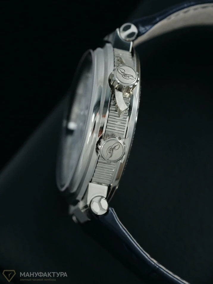 Купить элитные часы Breguet Marine Alarme Musicale Titanium 5547 5547TI/Y1/9ZU: в наличии в Москве!