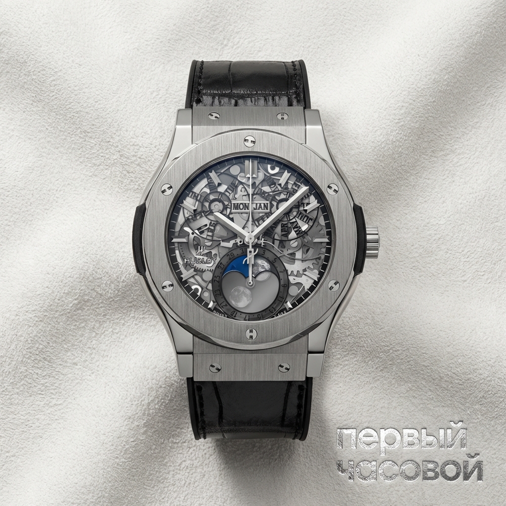Hublot Classic Fusion Aerofusion Moonphase Black Magic
