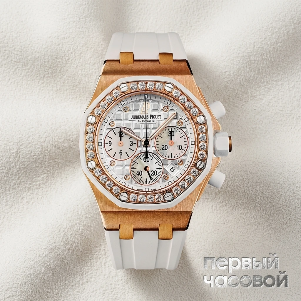 Купить элитные часы Audemars Piguet Royal Oak Offshore Chronograph Ladies 38Mm Rose Gold 26048OK.ZZ.D010CA.01 : в наличии в Москве!