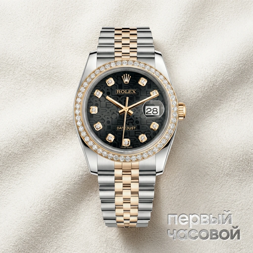 Rolex Datejust Ii 36Mm Steel And Gold Computer Dial 116243-0015