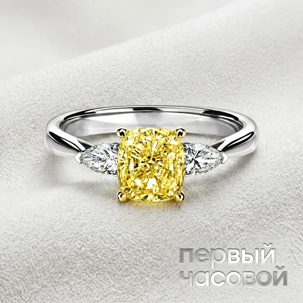 Купить украшение Studio jewelry Кольцо С Бриллиантом 1,50 Ct. W To X Range/Vs1 : в наличии в Москве!
