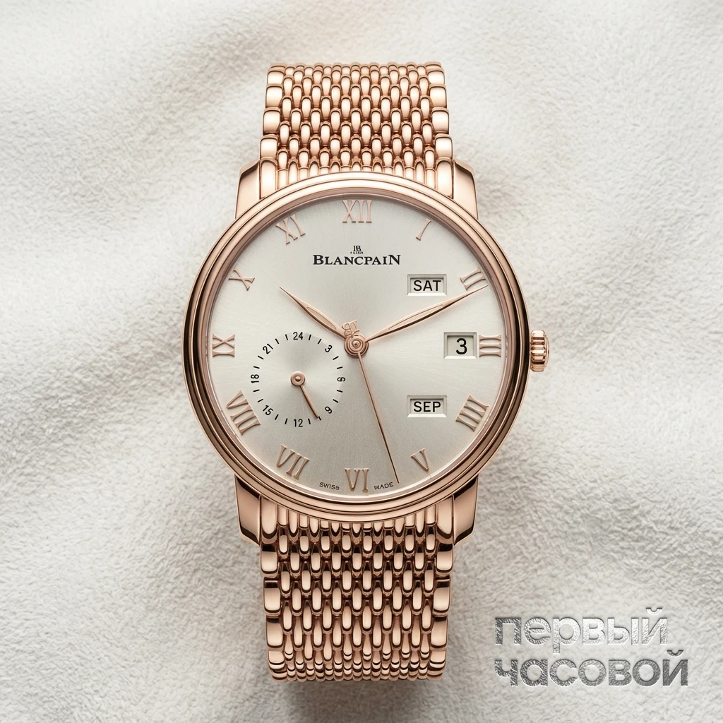 Blancpain Villeret Quantieme Annuel GMT 6670A 3642 MMB