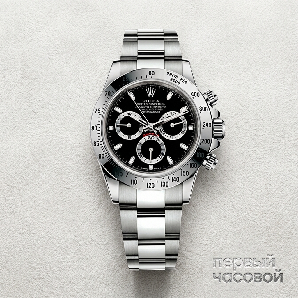 Rolex Cosmograph Daytona Steel Black Dial
