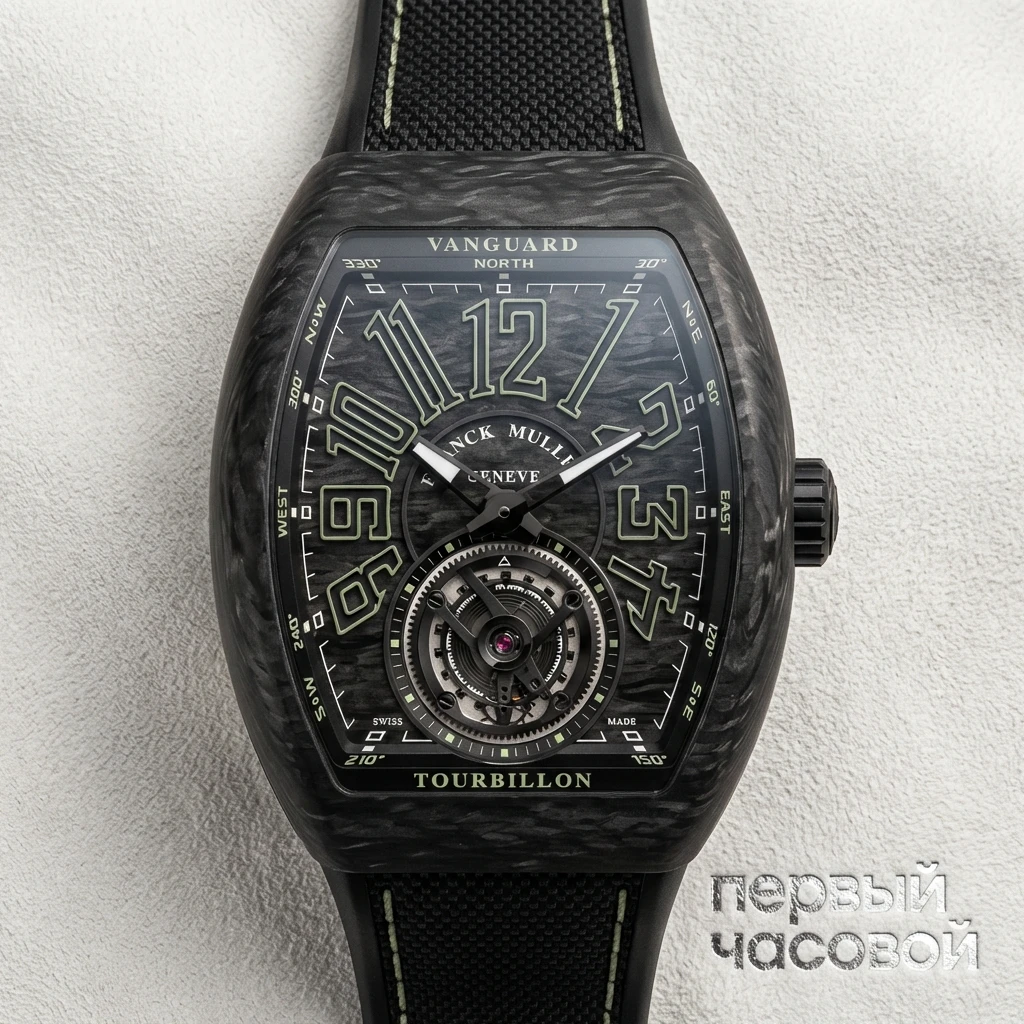Franck Muller Mens Collection Vanguard V 41 T KRYPTON CARBON.VE