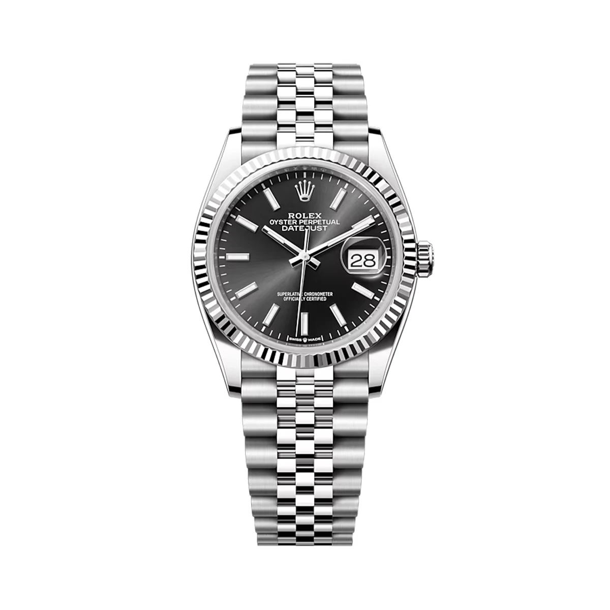 Купить элитные часы Rolex Datejust 36mm Steel &amp; White Gold Black dial 126234: в наличии в Москве!