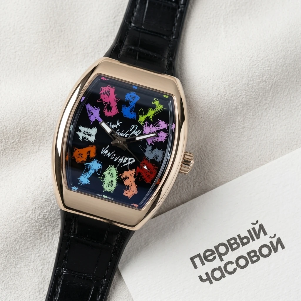 Купить элитные часы Franck Muller Vanguard Crazy Hours Hom Nguyen V 41 CH HN COL DRM LTD (NR): в наличии в Москве!