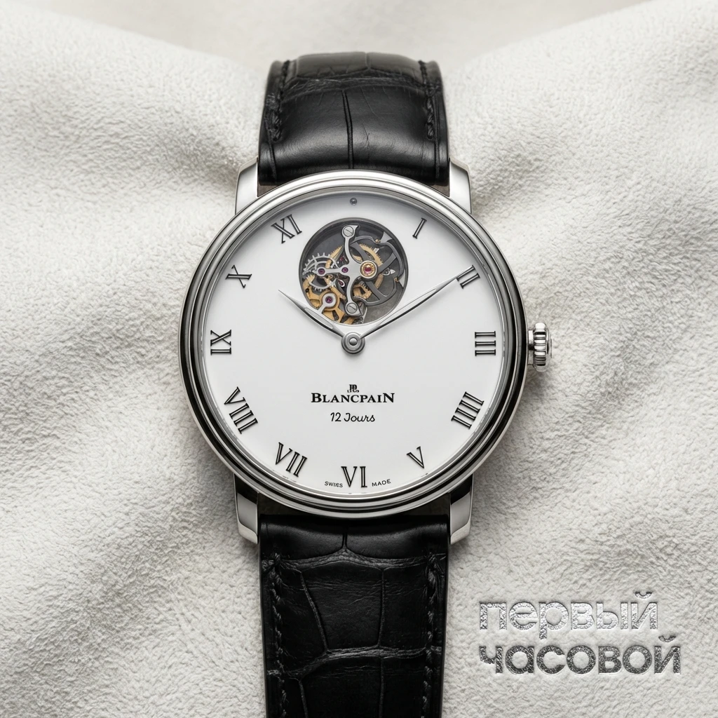 Купить элитные часы Blancpain Villeret Tourbillon Volant Une Minute 12 Jours 66240 3431 55B: в наличии в Москве!