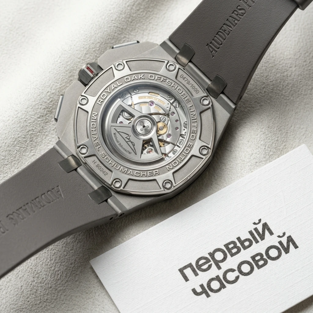 Купить элитные часы Audemars Piguet Royal Oak Offshore Michael Schumacher Chronograph Titanium 44 Mm 26568IM.00.A004CA.01: в наличии в Москве!