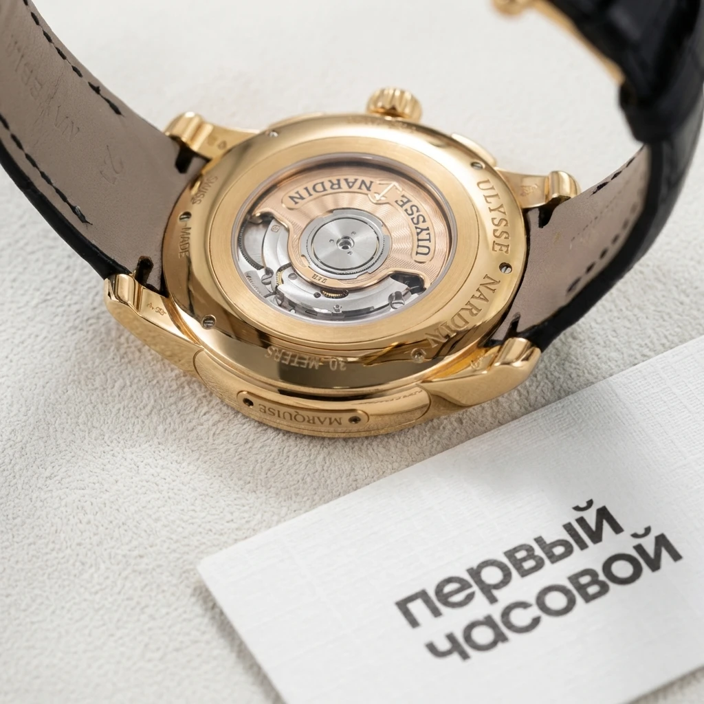 Купить элитные часы Ulysse N Hourstriker Oil Pump Rose Gold 6106-131/E2-OIL: в наличии в Москве!