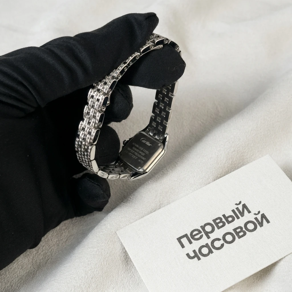 Купить элитные часы Cartier Small Panthere de Cartier Custom Diamonds Full Pave WSPN0006 FIX: в наличии в Москве!