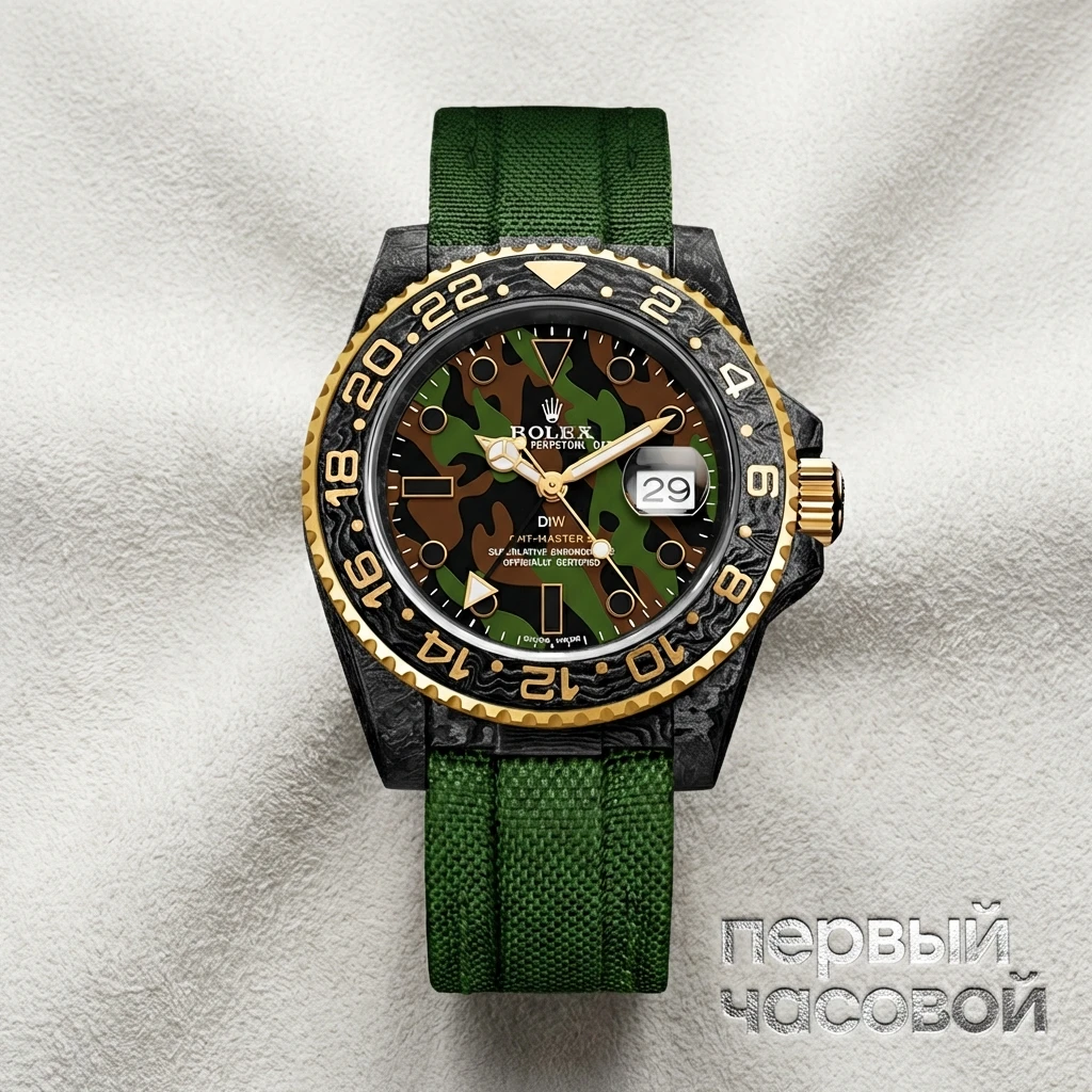 Купить элитные часы DiW Rolex Gmt-Master Ii Military Green : в наличии в Москве!