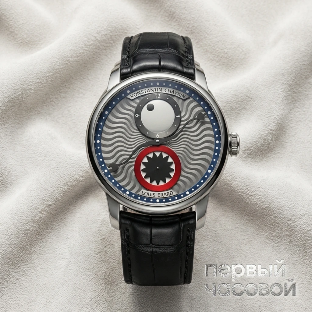 Купить элитные часы Константин Чайкин (Konstantin Chaykin) Louis Erard x Konstantin Chaykin Time Eater III 85237AA90.BGA087: в наличии в Москве!