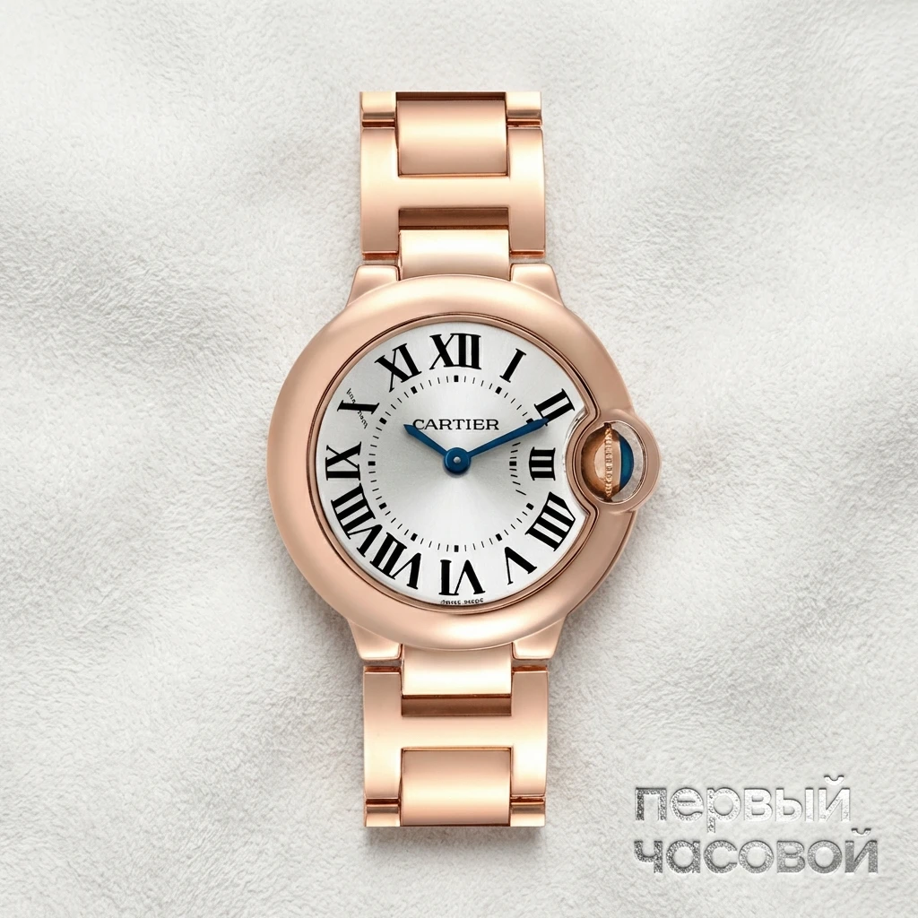 Cartier Ballon Bleu 28 mm Rose Gold W69002Z2