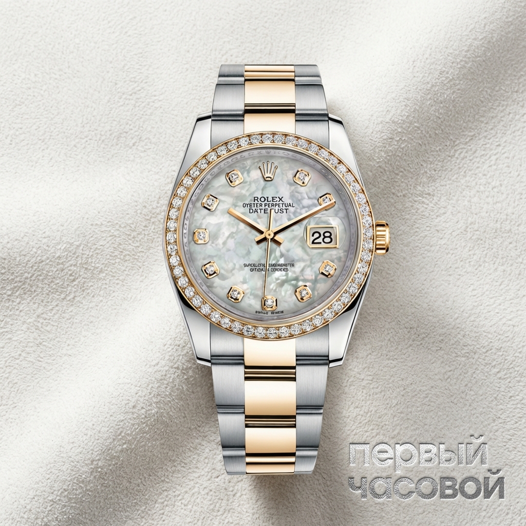 Rolex Datejust Ii 36Mm Steel And Gold Mop Dial