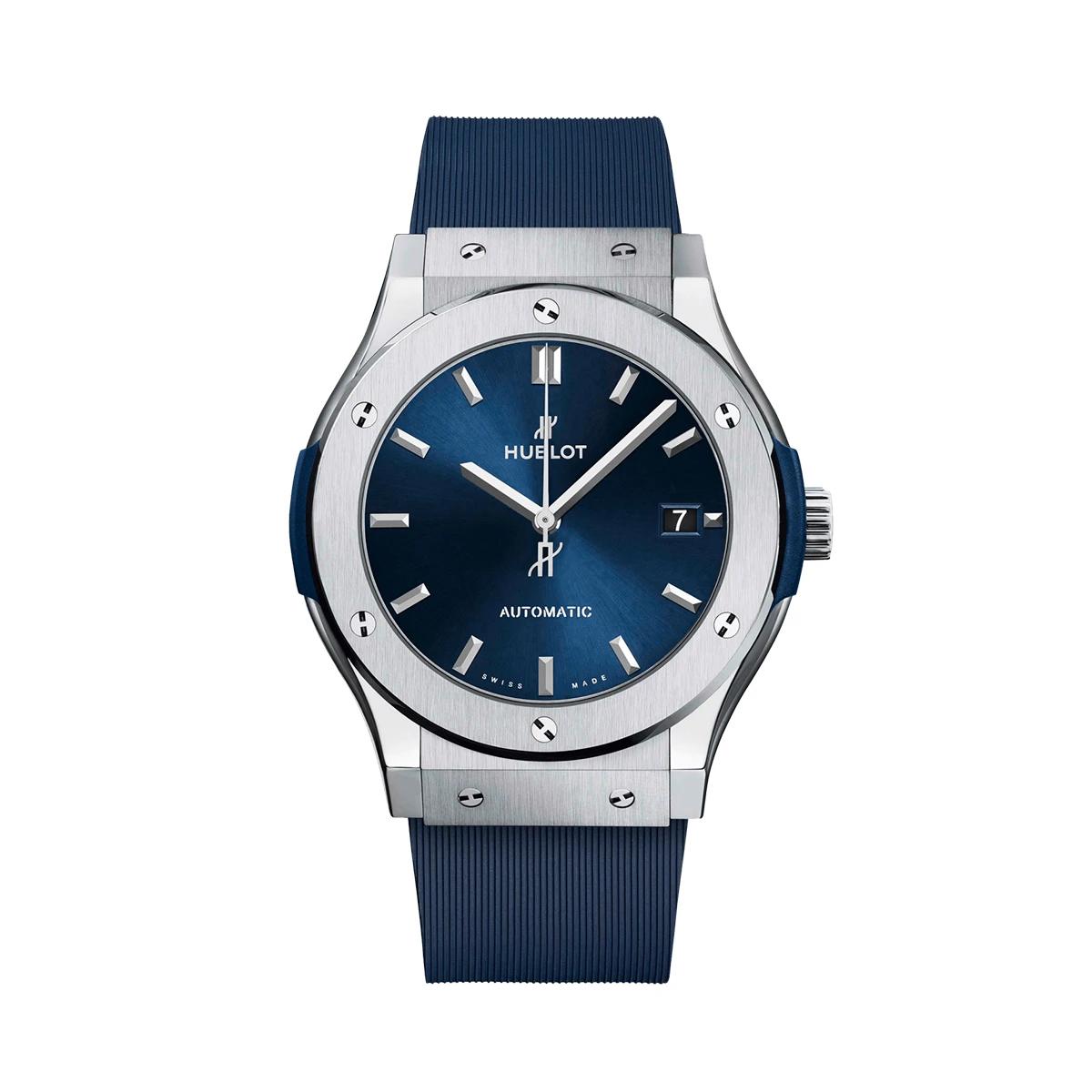 Купить элитные часы Hublot Fusion 45mm Blue Titanium Rubber  511.nx.7170.rx: в наличии в Москве!