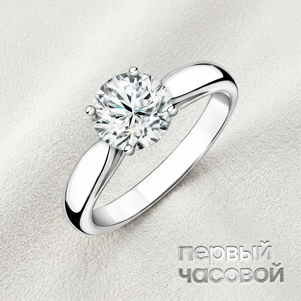 Купить украшение Studio jewelry Кольцо с бриллиантом 2,22 ct. K/VVS1 (3 excellent) : в наличии в Москве!