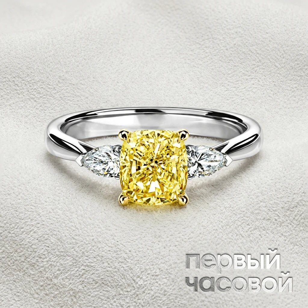 Купить украшение Studio jewelry Кольцо С Бриллиантом 2,22 Ct. W To X Range/Vvs2 : в наличии в Москве!