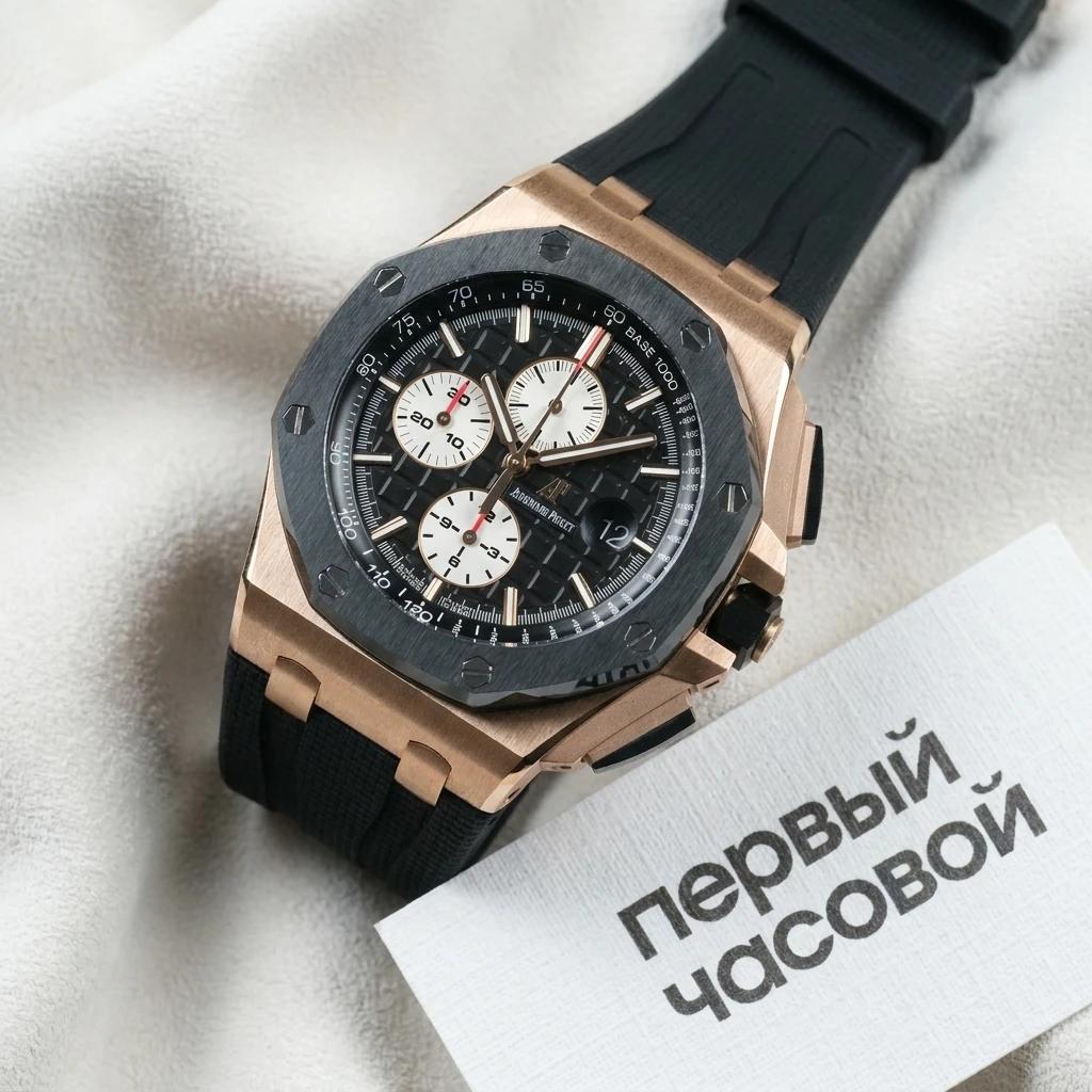 Купить элитные часы Audemars Piguet Royal Oak Offshore Chronograph Rose Gold 44mm 26401RO.OO.A002CA.01: в наличии в Москве!