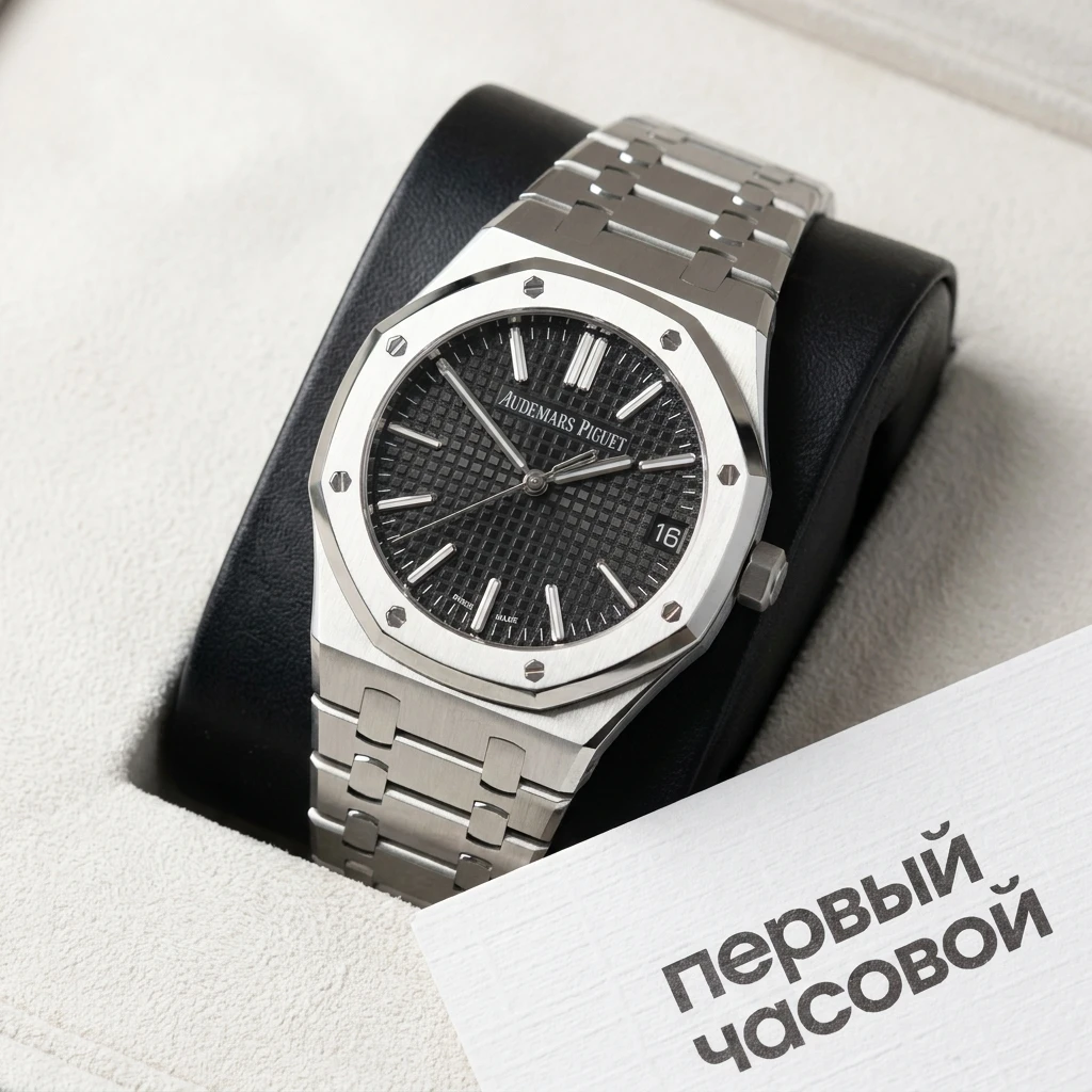 Купить элитные часы Audemars Piguet Royal Oak Selfwinding 41Mm Black Dial 15510ST.OO.1320ST.07: в наличии в Москве!