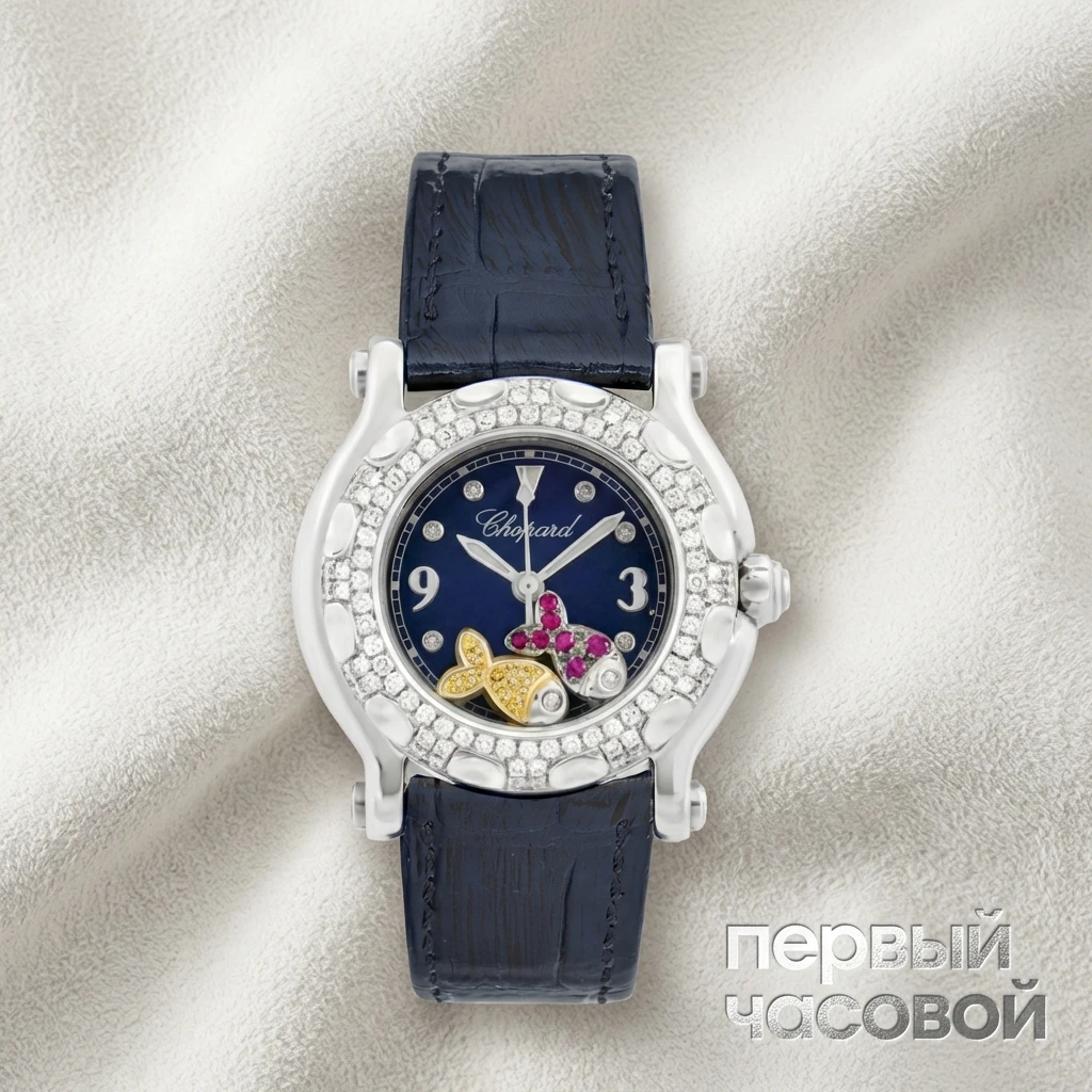 Купить элитные часы Chopard Happy Sport Fish 26Mm 27/8924: в наличии в Москве!