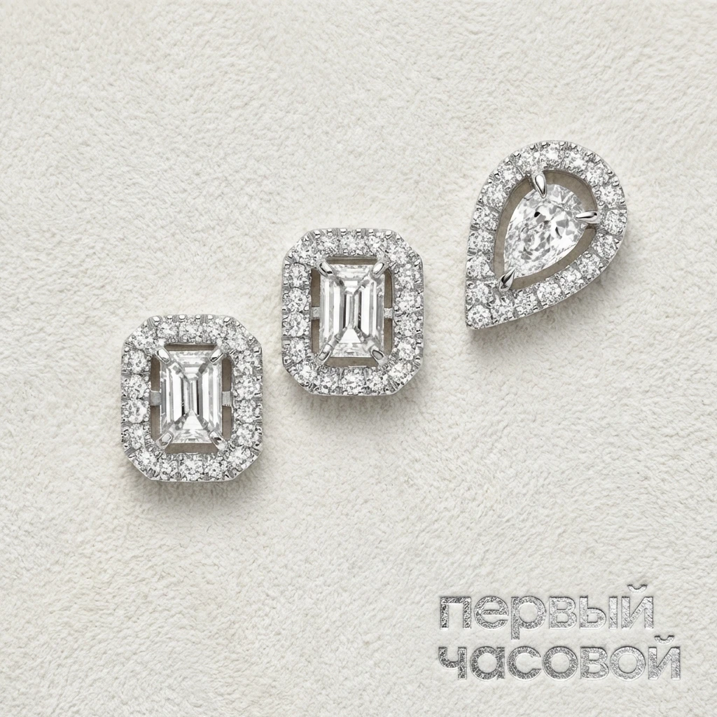 Купить украшение Messika Серьги My Twin 1+2 0,10ct x3 My Twin 1+2 diamond earrings 0,10ct 7004: в наличии в Москве!