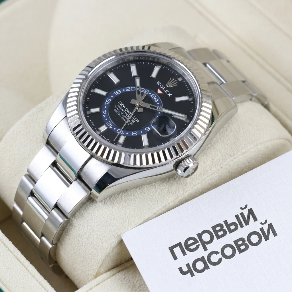 Rolex Sky-Dweller Steel Blue Dial 326934 — фото 4