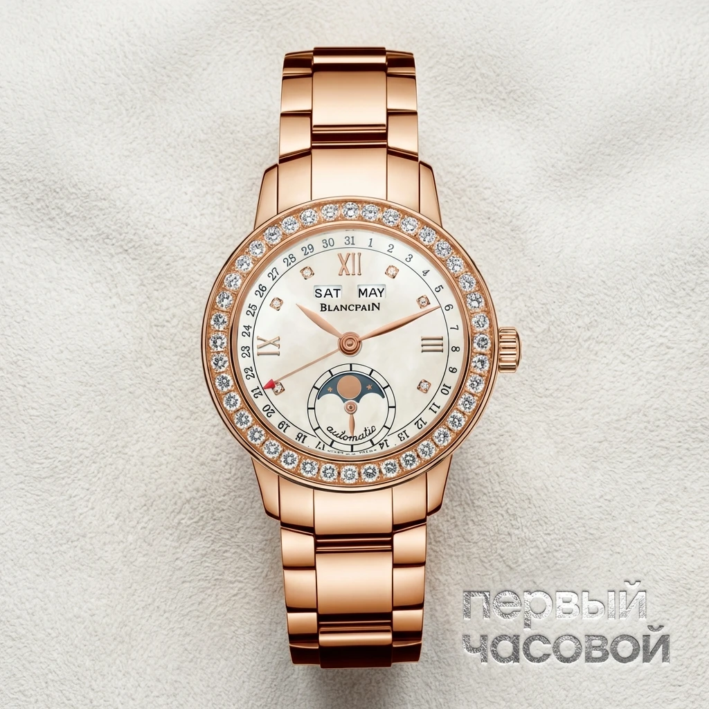 Купить элитные часы Blancpain Léman Moonphase 2360 2991A 76A: в наличии в Москве!