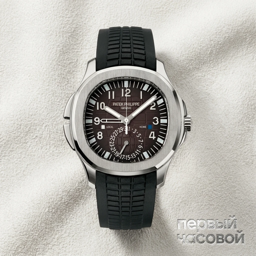 Купить элитные часы Patek Philippe Aquanaut Travel Time 5164A-001: в наличии в Москве!