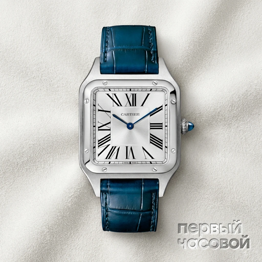 Купить элитные часы Cartier Santos de Cartier Santos-Dumont Steel  WSSA0022: в наличии в Москве!