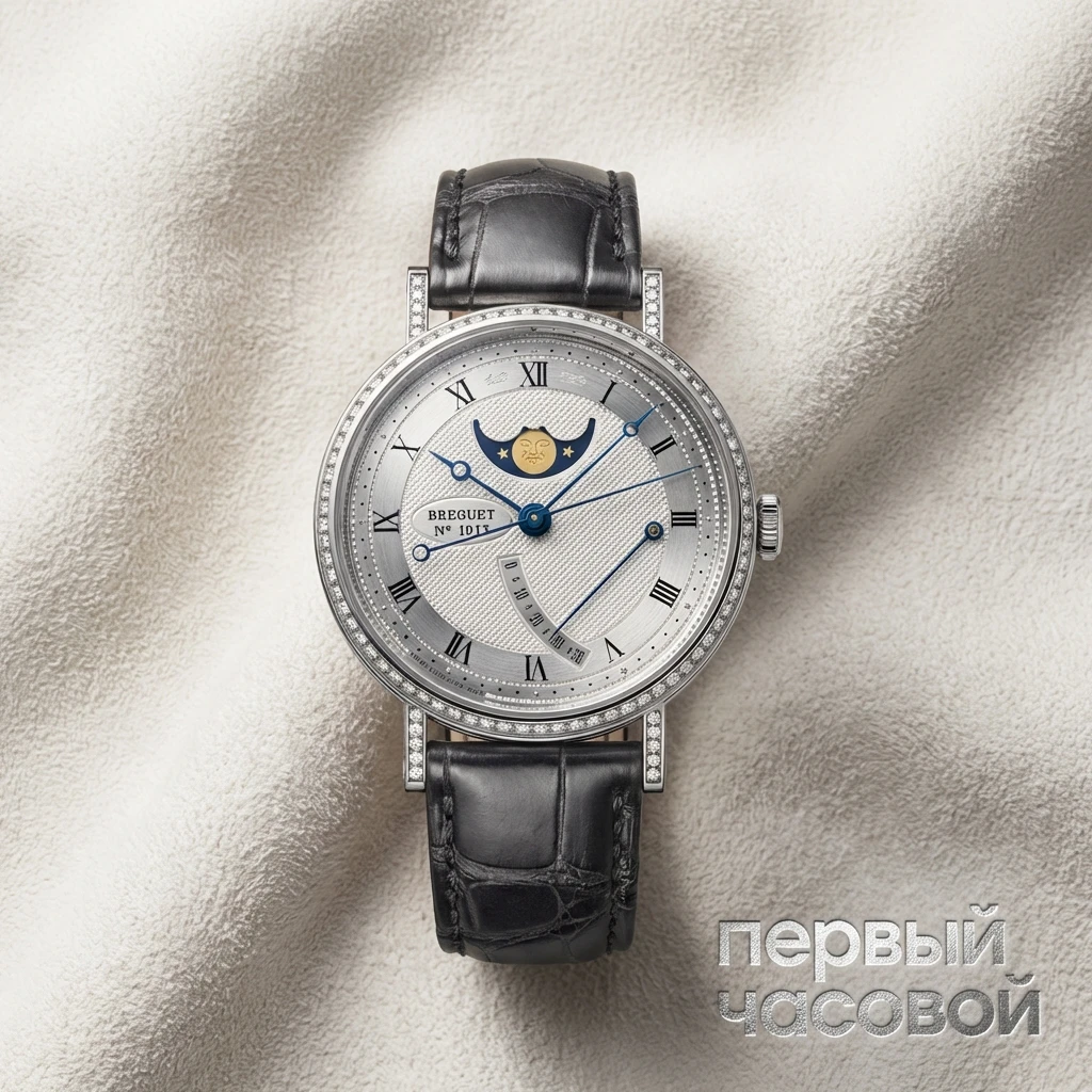 Купить элитные часы Breguet Classique Phase de Lune White Gold 8788BB/12/986 DD00: в наличии в Москве!