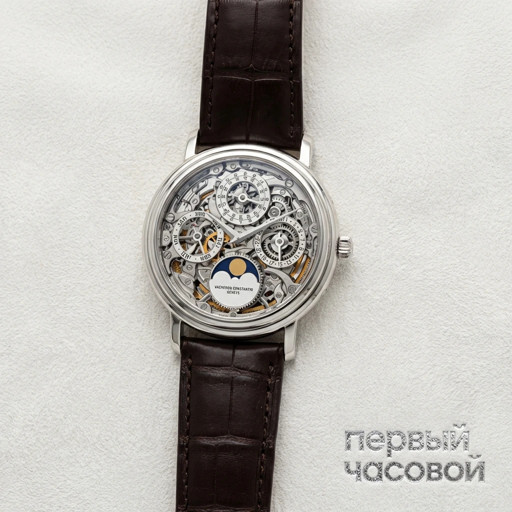 Купить элитные часы Vacheron Constantin Quantième Perpétuel Squelette 43032/000P-7072: в наличии в Москве!