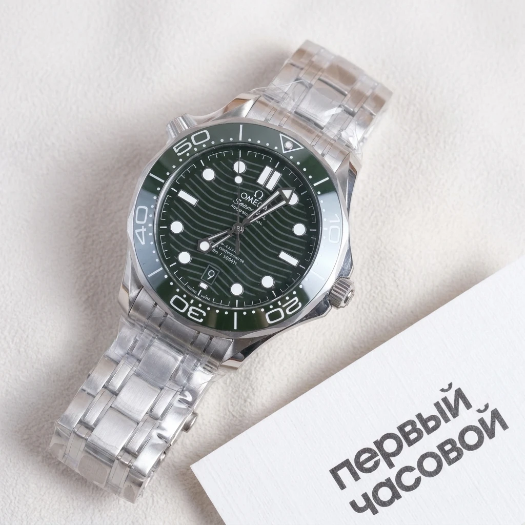 Купить элитные часы Omega Seamaster Diver 300M Co‑Axial Master Chronometer 42 Mm Green Dial 210.30.42.20.10.001 : в наличии в Москве!