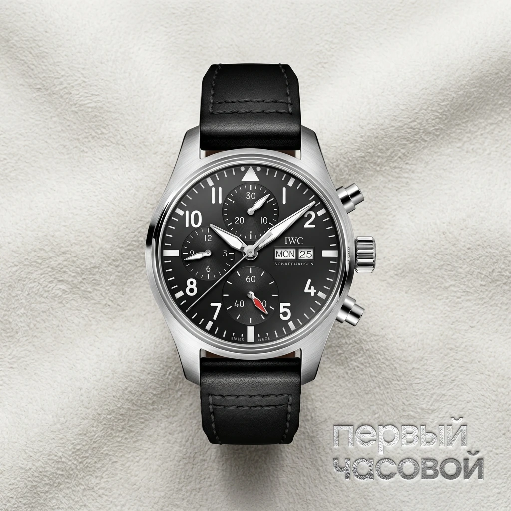 Купить элитные часы Iwc Big Pilots Chronograph 41 IW388111: в наличии в Москве!