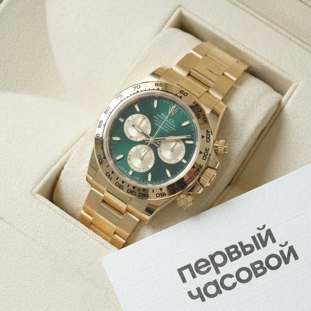 Rolex Cosmograph Daytona Yellow Gold Green Dial 126508 — фото 3