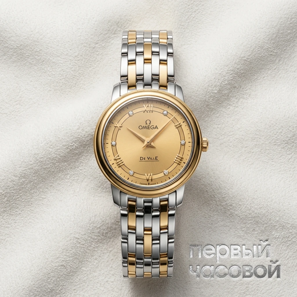 Купить элитные часы Omega De Ville Prestige Quartz 27.4 mm 424.20.27.60.58.003: в наличии в Москве!