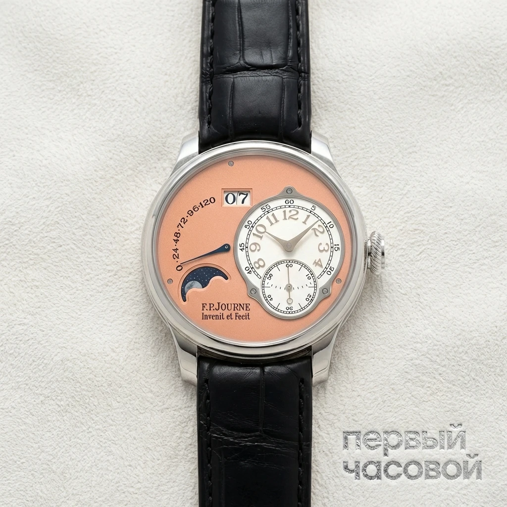 Купить элитные часы F.P. Journe Octa Lune 40Mm Platinum Salmon : в наличии в Москве!