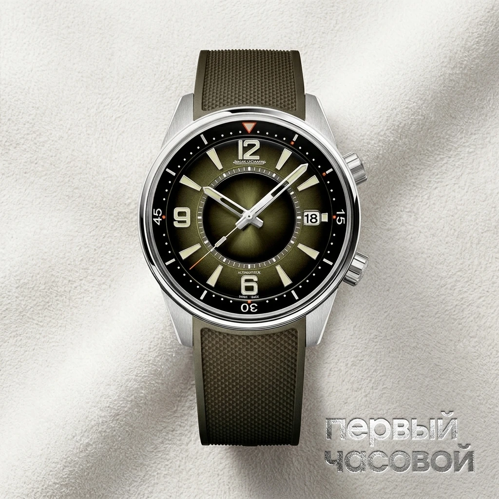 Купить элитные часы Jaeger-LeCoultre Polaris Date Olive Q906863J: в наличии в Москве!