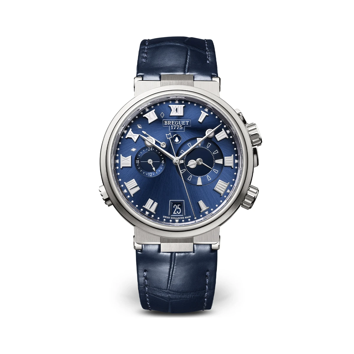 Купить элитные часы Breguet Marine Alarme Musicale Titanium 5547 5547TI/Y1/9ZU: в наличии в Москве!