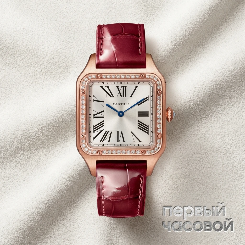 Купить элитные часы Cartier SANTOS-DUMONT WJSA0016: в наличии в Москве!