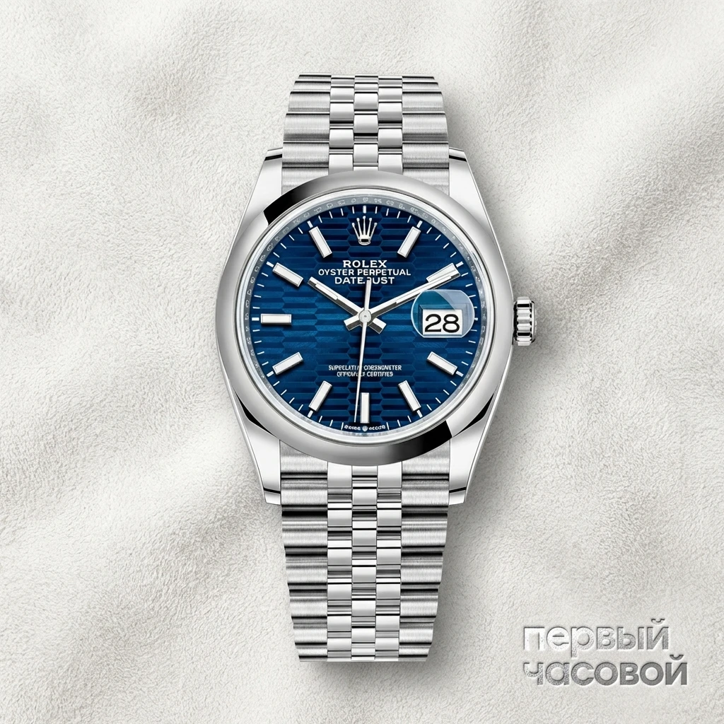 Купить элитные часы Rolex Oyster Perpetual  Datejust 36мм Blue Flutted Dial 126200: в наличии в Москве!