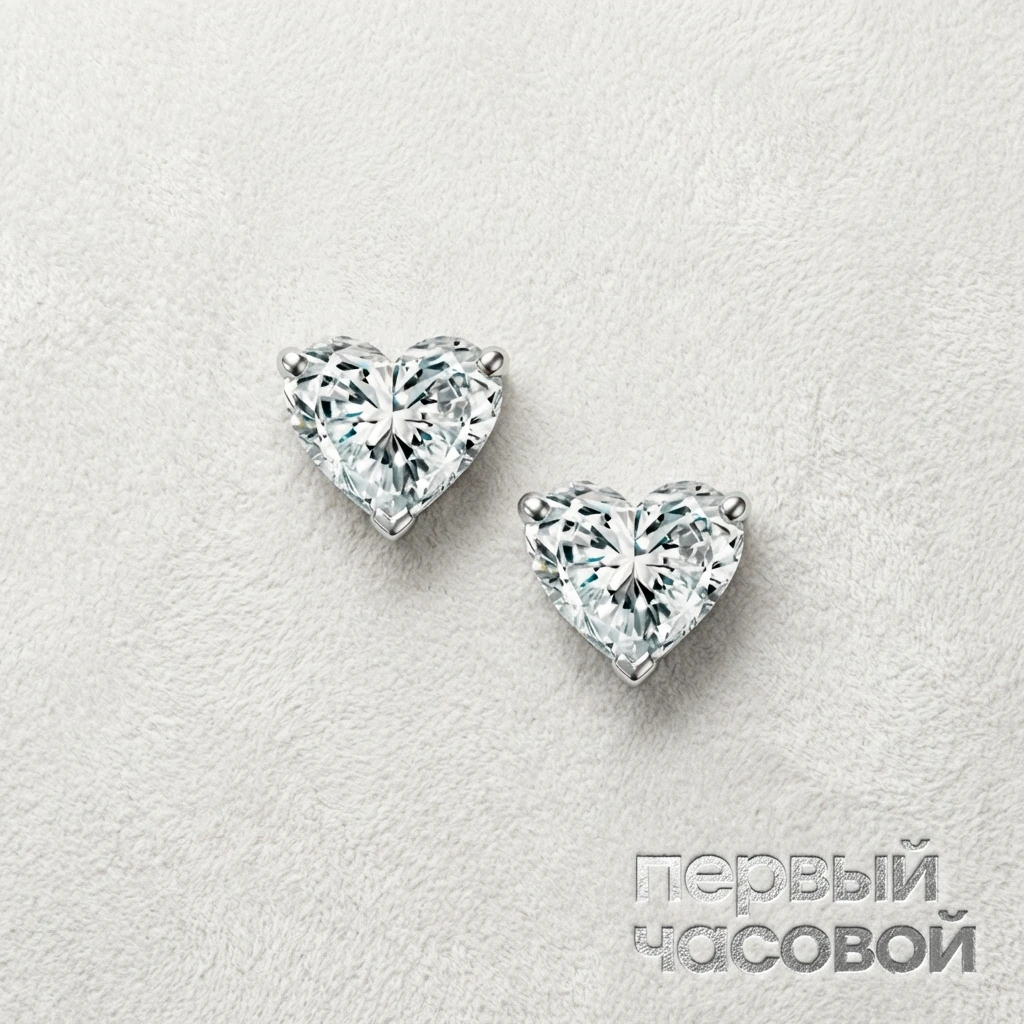 Купить украшение Studio jewelry Серьги С Бриллиантами 0,50/0,51 Ct. F/Vs1 : в наличии в Москве!