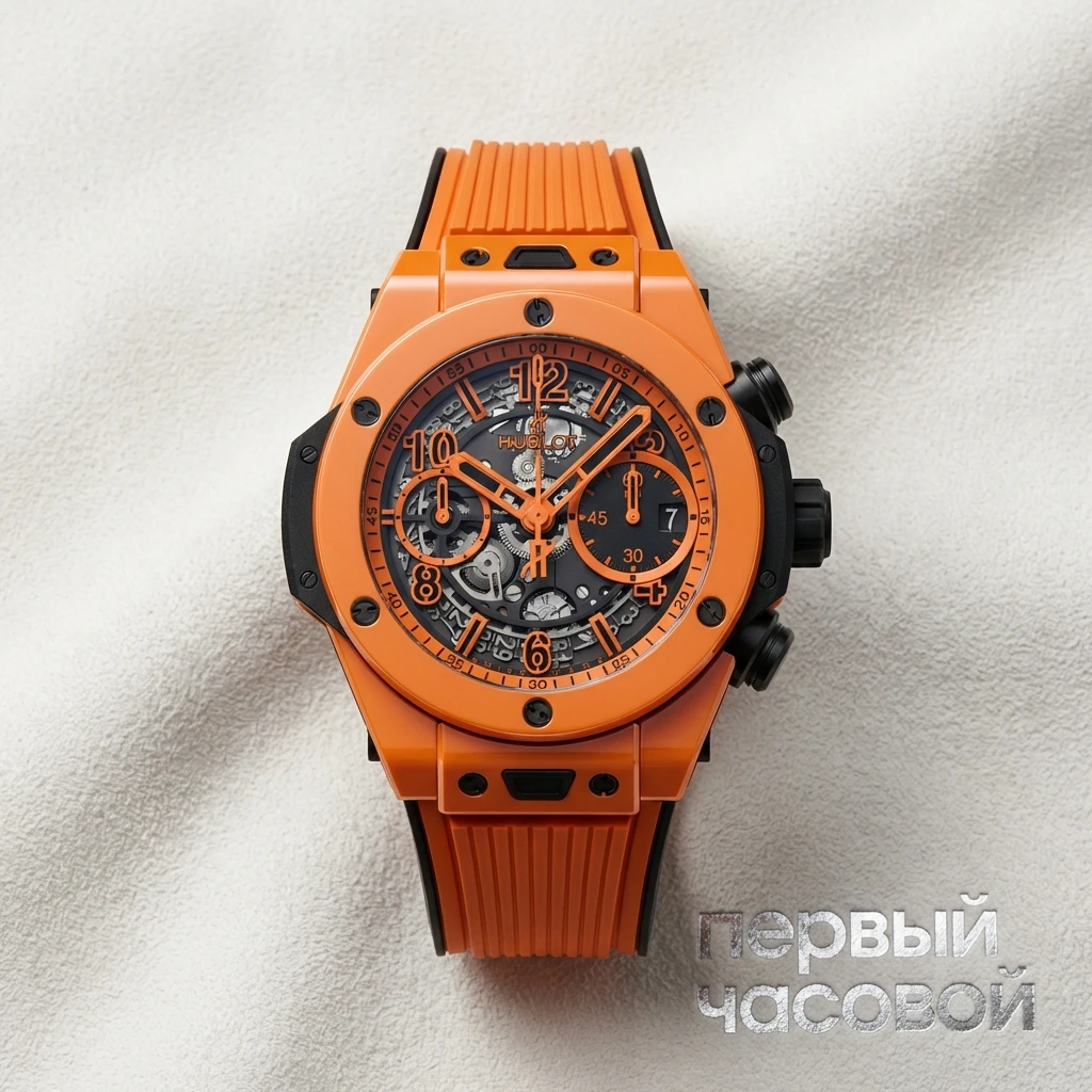 Купить элитные часы Hublot Big Bang Unico Orange Ceramic 441.CU.5910.RX: в наличии в Москве!