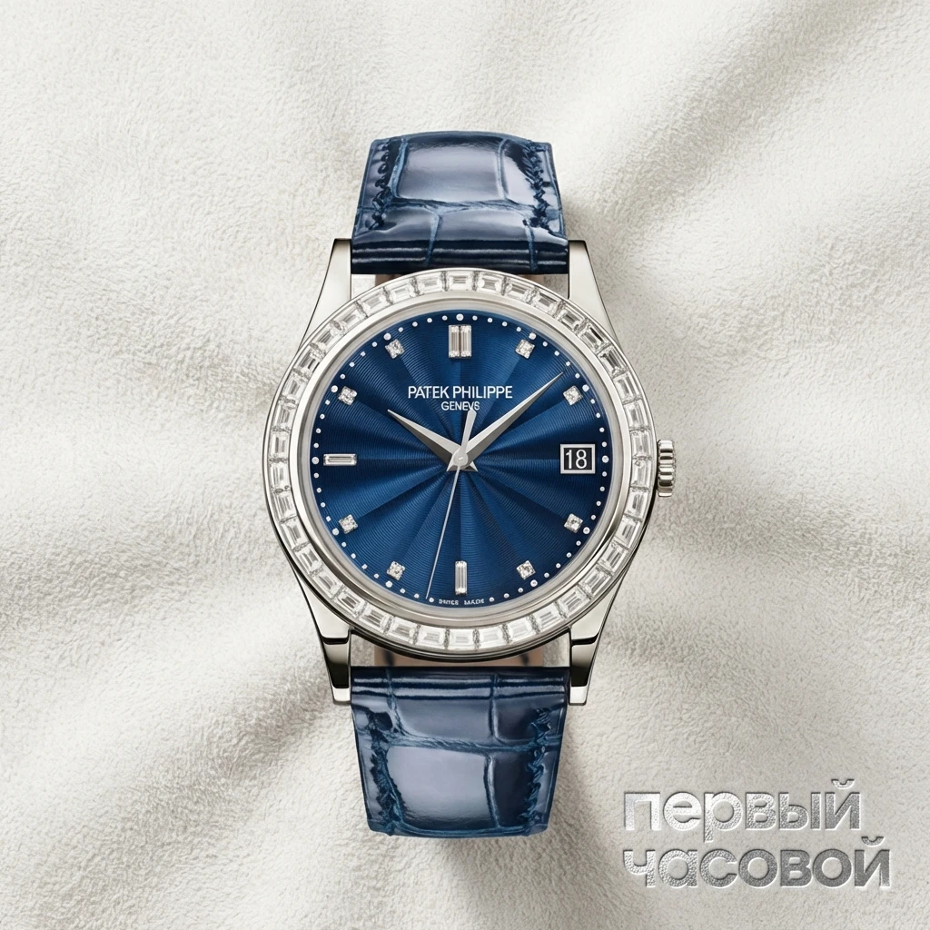 Купить элитные часы Patek Philippe Calatrava 38 Мм Platinum And Diamonds 5298P-014: в наличии в Москве!
