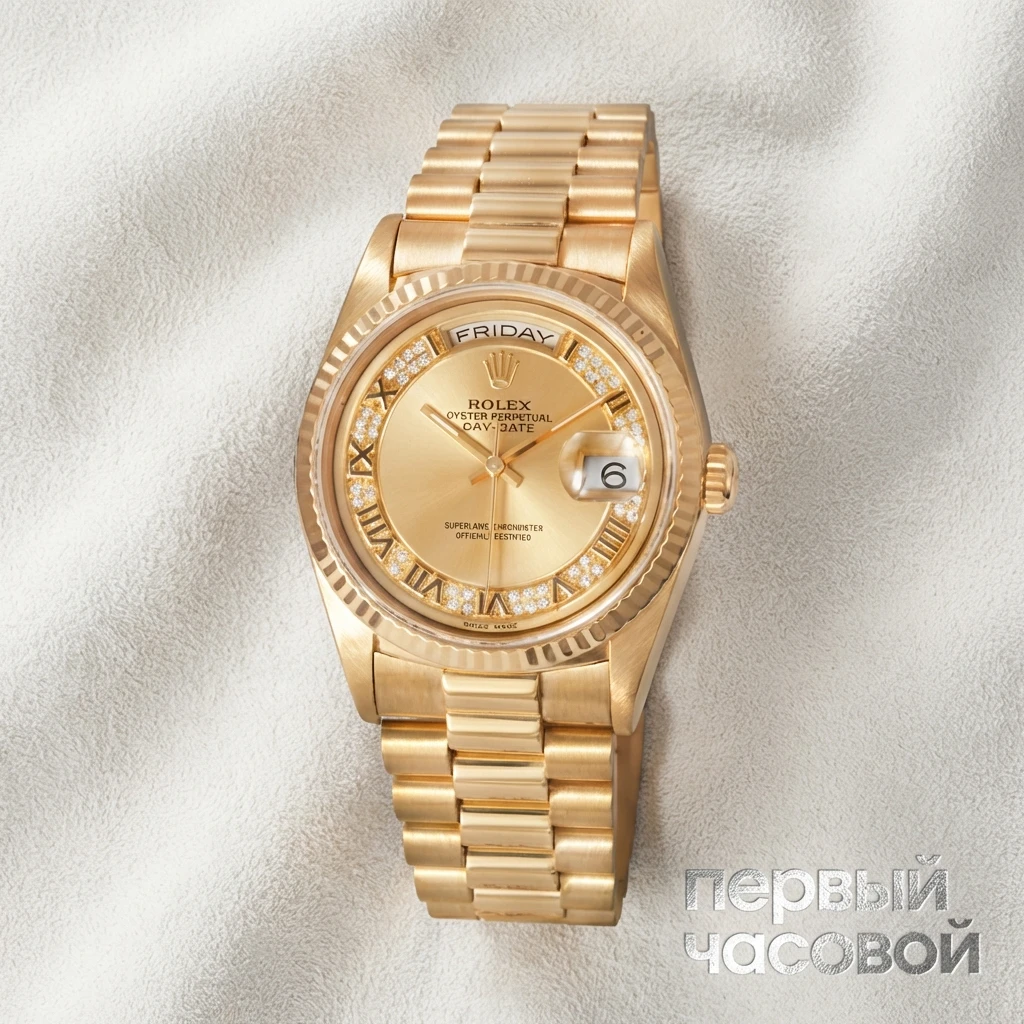 Купить элитные часы Rolex Oyster Perpetual Day-Date President 18200: в наличии в Москве!