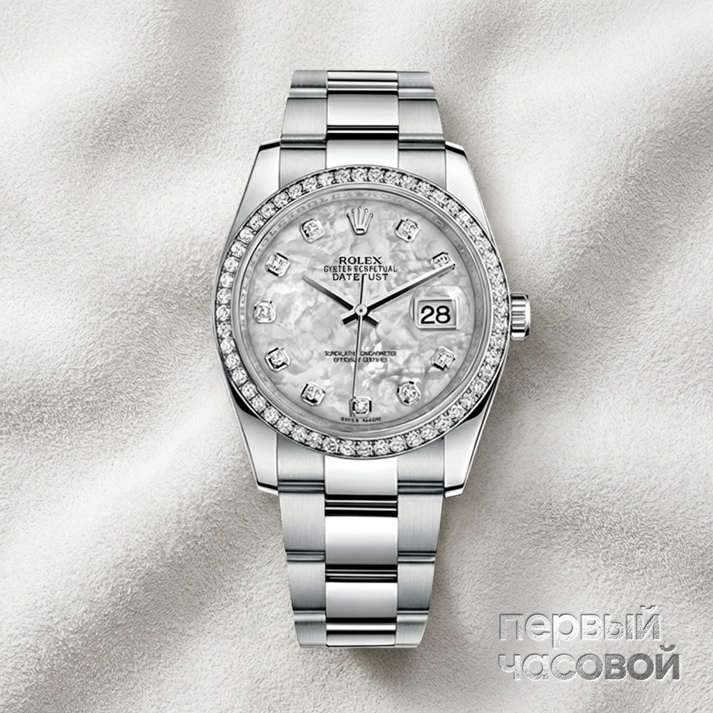 Rolex Oyster Perpetual Datejust 36mm Diamond Bezel