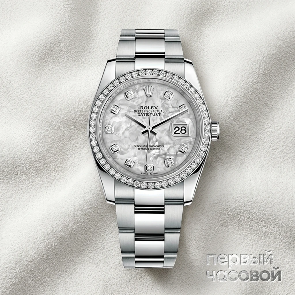 Rolex Oyster Perpetual Datejust 36mm Diamond Bezel 116244 FIX