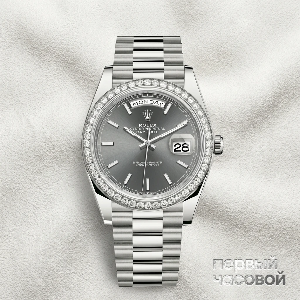 Купить элитные часы Rolex Day-Date Oyster Perpetual 40 mm m228349rbr-0041: в наличии в Москве!