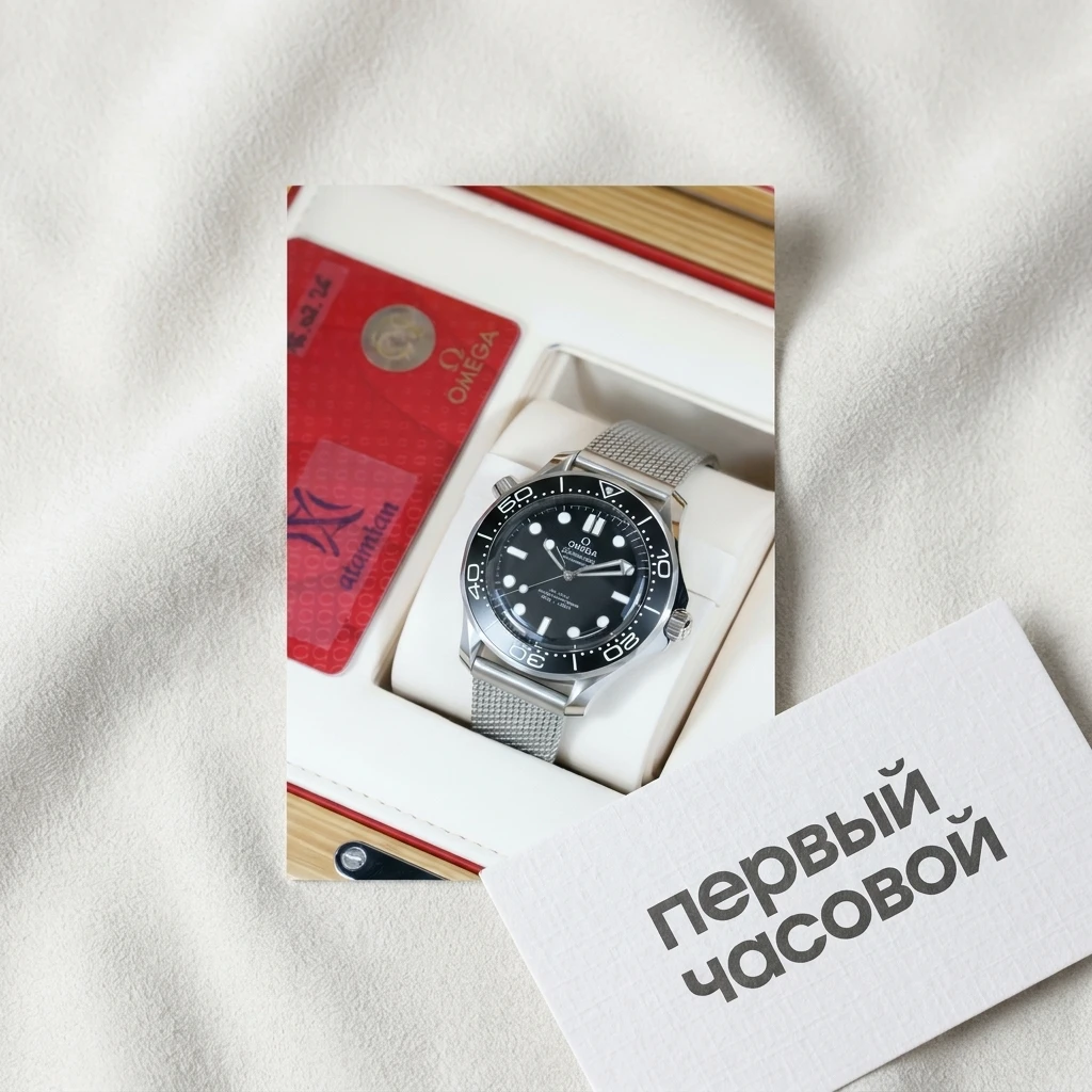 Купить элитные часы Omega Seamaster Diver 300 M Co-Axial Chronometer 42 Mm Black 210.30.42.20.01.010: в наличии в Москве!
