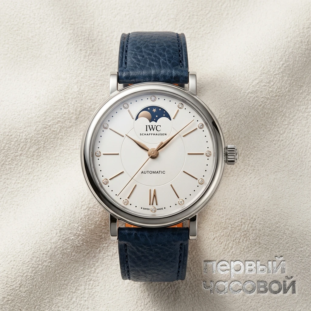 Купить элитные часы Iwc Portofino Automatic Moon Phase 37 IW459601: в наличии в Москве!