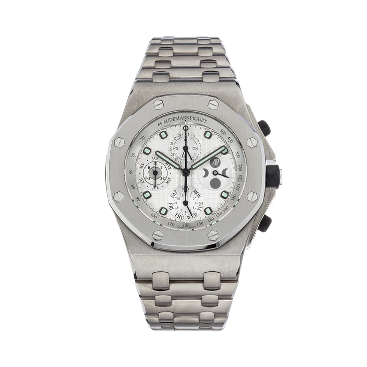 Купить элитные часы Audemars Piguet Royal Oak Offshore Chronograph Perpetual Calendar 25854TI.OO.1150TI.01: в наличии в Москве!